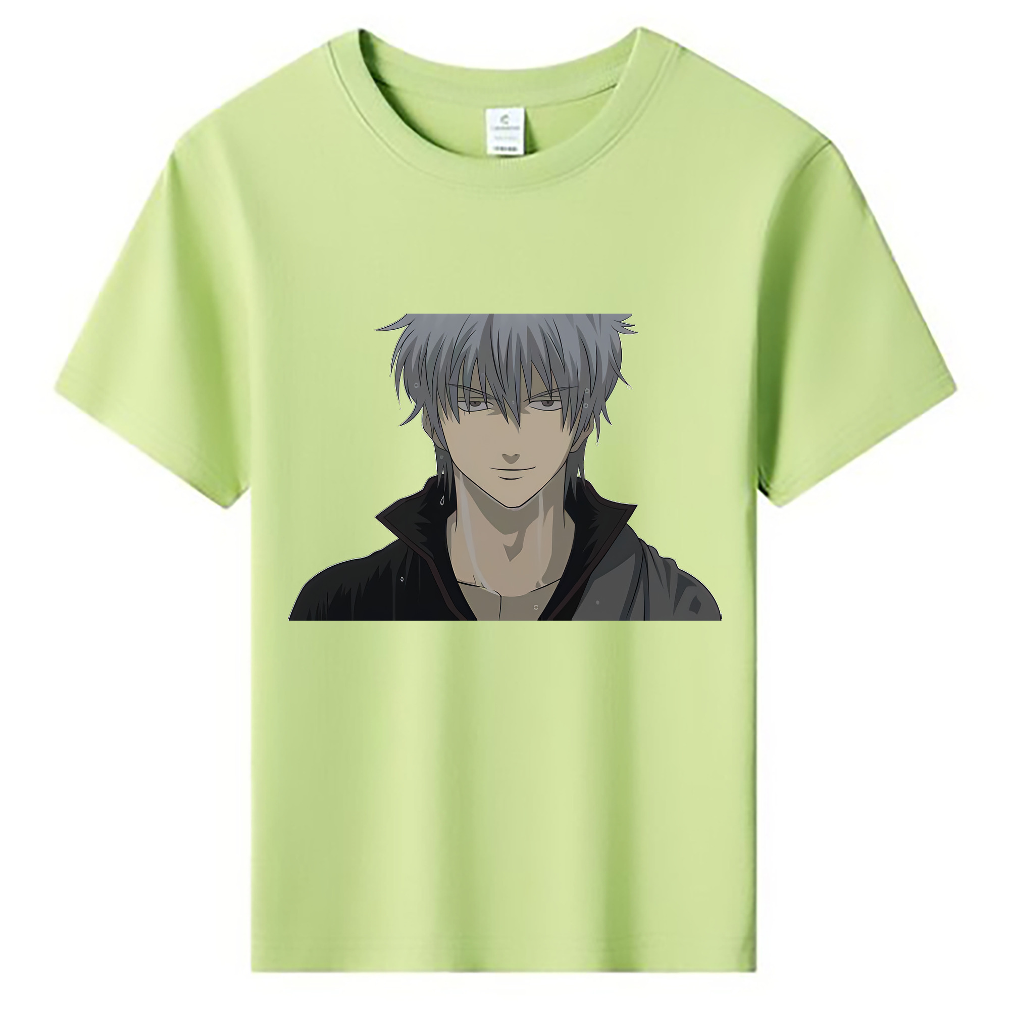 （画像用） ぎんたま 坂田銀時（さかたぎんとき） 神楽 志村新八（しむら しんぱち） GINTAMA Sakata Gintoki Kagura Shimura Shinpachi 綿100％キッズTシャツ（フロントプリント）